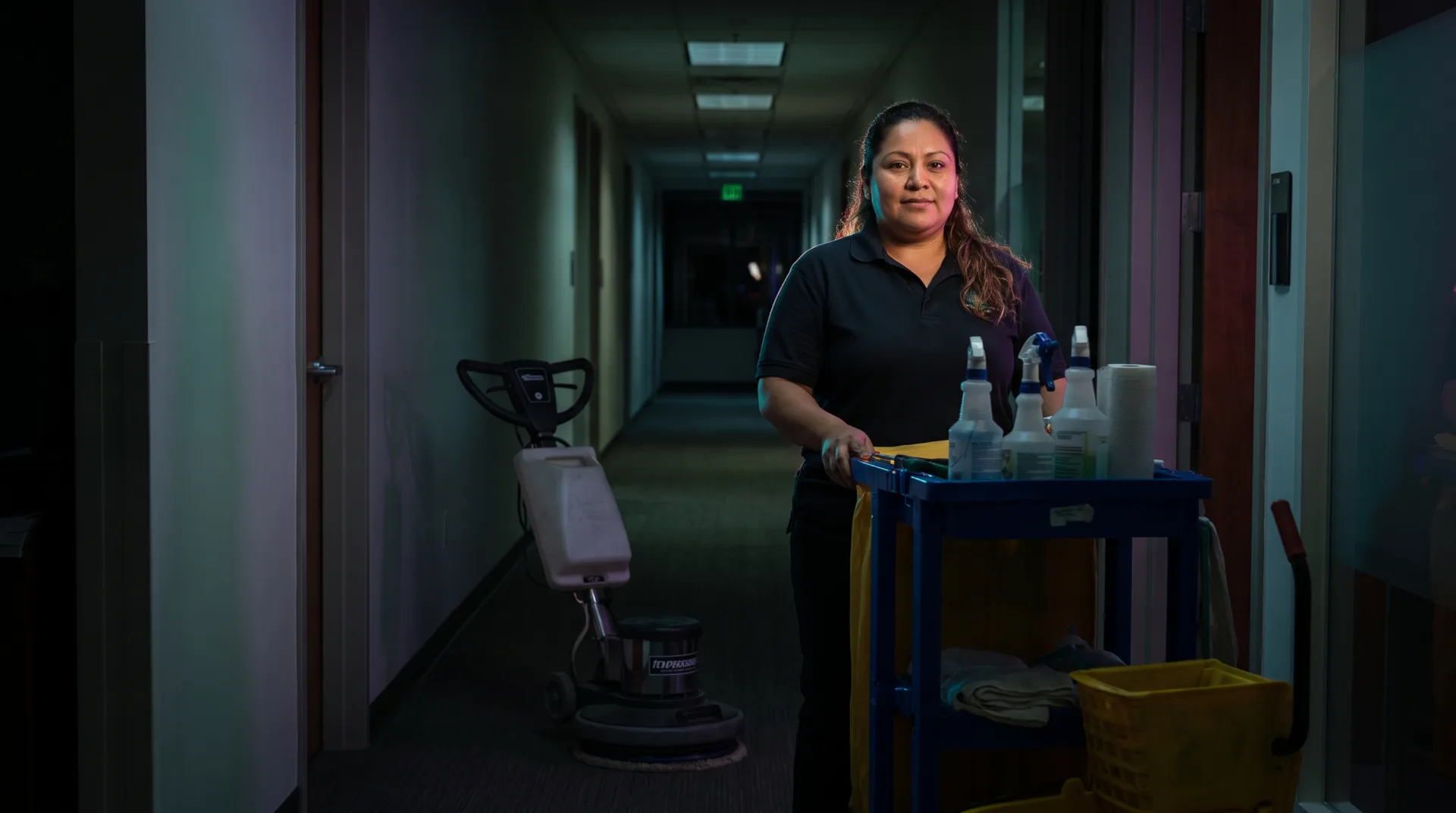 Dueña de una empresa de limpieza comercial