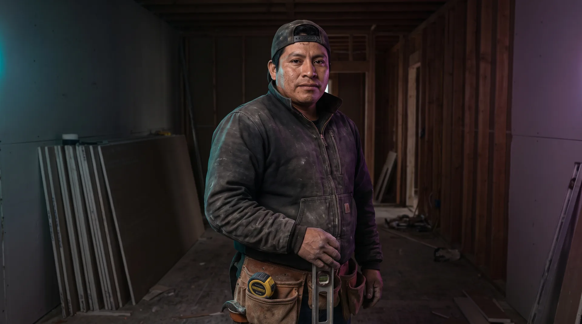 Contratista de remodelación en una obra